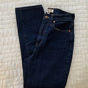 Madewell Dark Blue Ankle Jeans